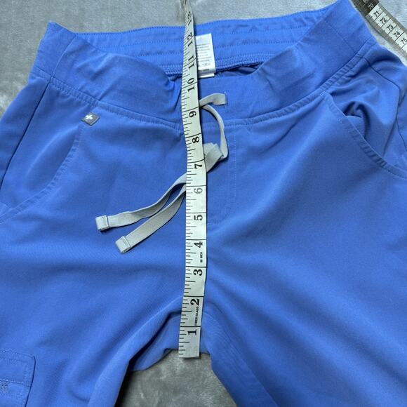FIGS Zamora Jogger Scrub Pants Blue Pull On Drawstring W18SW2005 Women’s Medium - Picture 3 of 8